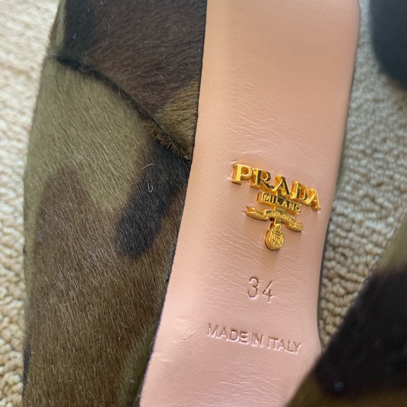 Prada Peep Toe Platforms | Size 4 - Picture 6 of 8